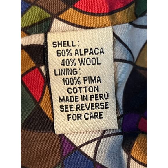 Beyond Threads Women's Size Large Blue Alpaca/Wool Blend Long Sleeve Blazer - Picture 3 of 8